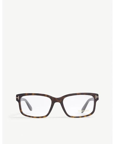 Tom Ford Tf5313 Square-frame Glasses - Black