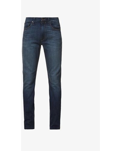 PAIGE Federal Slim-fit Straight-leg Jeans - Blue