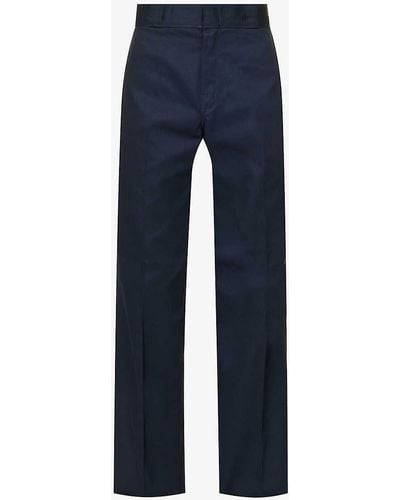 Dickies 874 Belt-loops Straight-leg Regular-fit Cotton-twill Trousers - Blue