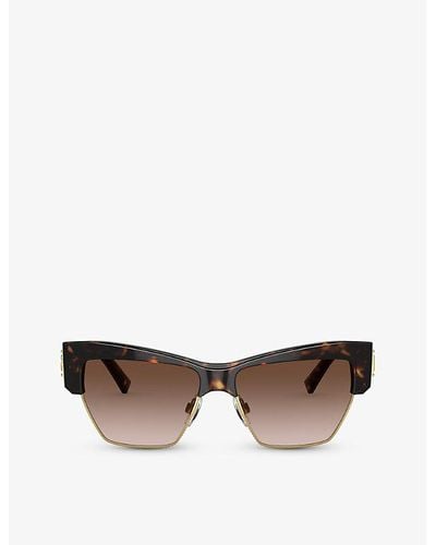 Dolce & Gabbana Dg4415 Cat-eye Acetate Sunglasses - Brown