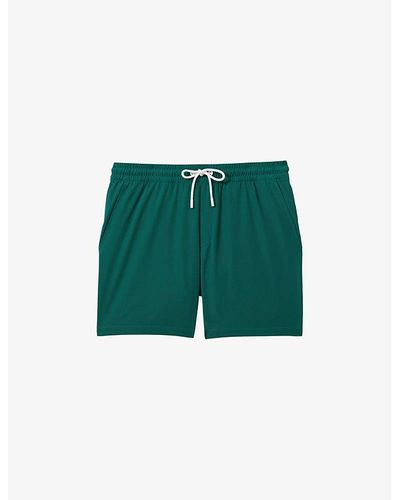 Reiss Shore Drawstring-waist Regular-fit Stretch-woven Swim Shorts X - Green