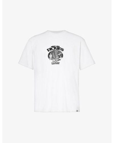 Dickies Timberville Branded-print Cotton-jersey T-shirt Xx - White