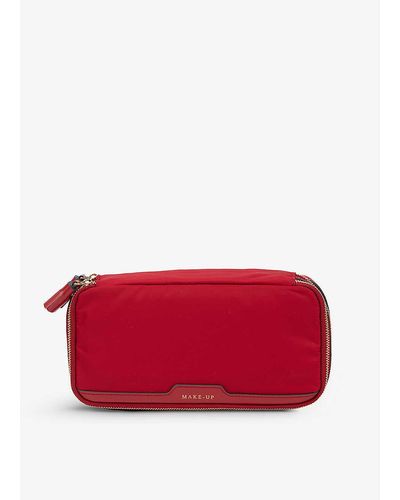 Anya Hindmarch Make-up Nylon Pouch - Red