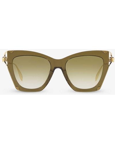 Dita Eyewear Am0375s Cat-eye Acetate Sunglasses - Green
