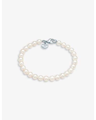 Tiffany & Co. Ziegfeld Freshwater Pearl And Sterling Bracelet - White