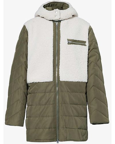 Aspiga Petra Quilted Relaxed-fit Recycled-polyester Jacket - Green