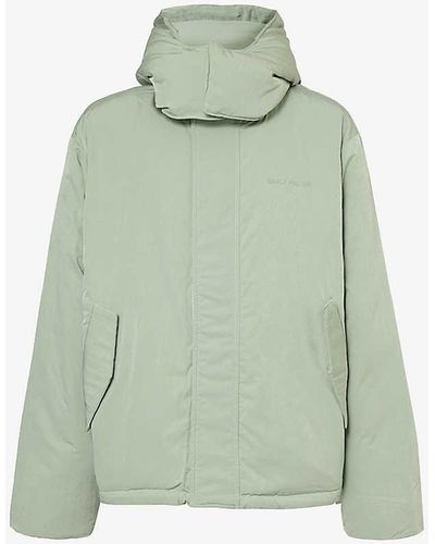 Daily Paper Joel Brand-embroidered Relaxed-fit Shell Jacket X - Green
