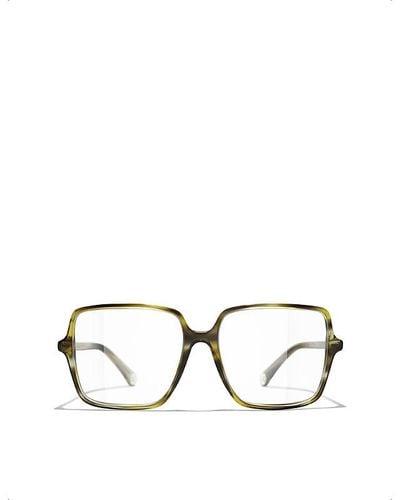 Chanel Square Eyeglasses - Metallic
