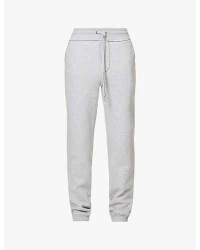 True Religion Logo-stitch Cotton-blend jogging Botto - Grey