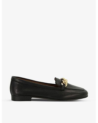 Dune Goldsmith Wide-fit Leather Loafers - Black