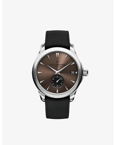 Carl F. Bucherer 00.10924.08.93.01 Manero Peripheral Stainless Steel Automatic Watch - Black