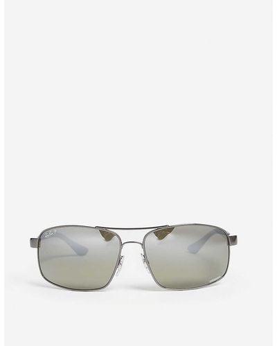 Ray-Ban Rb3604ch Chromance Square-frame Sunglasses - Grey