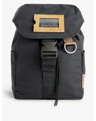 Acne Studios D-ring Shell Backpack - Grey