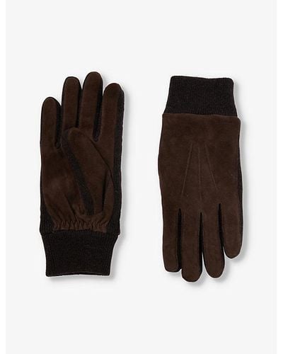 Hestra Geoffrey Leather Gloves - Brown