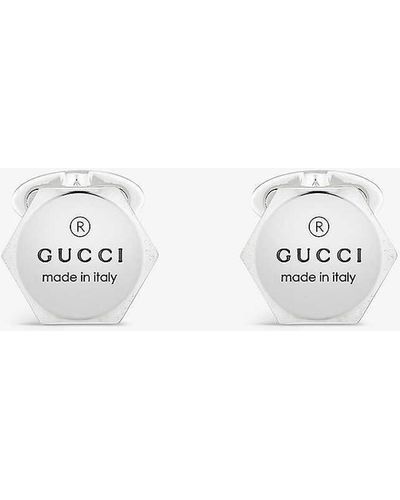 Gucci Trademark Sterling Earrings - Metallic