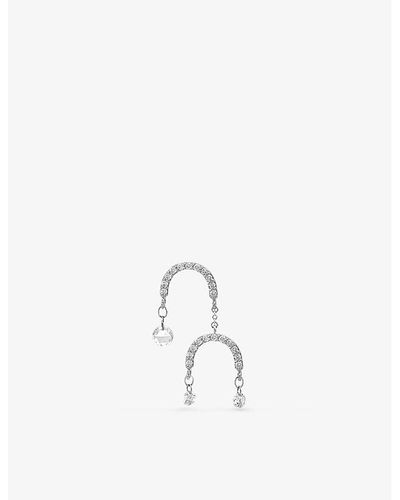 The Alkemistry Suncatcher 18ct White-gold And 0.68ct Diamond Single Chandelier Earring - Natural