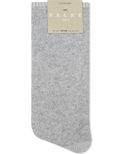 FALKE No1 Pure Cashmere Socks - Grey