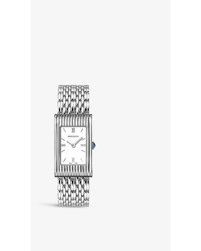 Boucheron Wa030411 Reflet Medium Stainless-steel Automatic Watch - Metallic