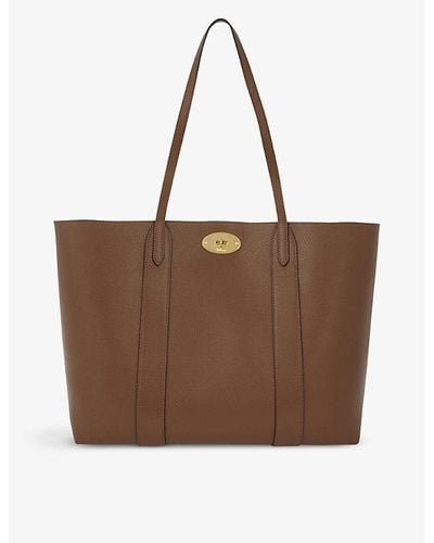 Mulberry Womens Oak Bayswater Leather Tote Bag One Size - Multicolor