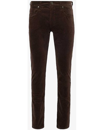 PAIGE Lennox Slim-fit Straight-leg Stretch Denim-blend Jeans - Black