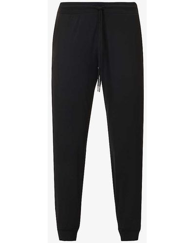 Splits59 Airweight Tapered-leg Mid-rise Stretch-woven jogging Botto - Black