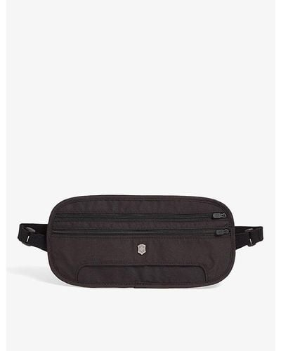 Victorinox Deluxe Security Belt Woven Belt Bag - Black