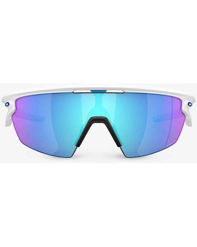 Oakley Oo9403 Sphaera Wrap-around Acetate Sunglasses - Blue