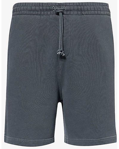 GYMSHARK Everywear Comfort Logo-embossed Cotton-jersey Shorts Xx - Blue