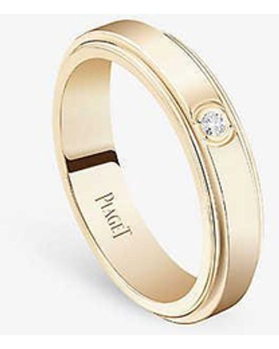 Piaget Possession 18ct Rose-gold And 0.02ct Diamond Ring - White