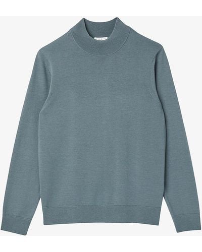 Sandro Industrial Stretch-woven Jumper - Blue