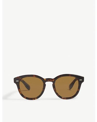 Oliver Peoples Cary Grant Sun Pillow Sunglasses - Brown