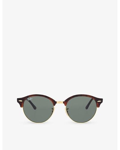 Ray-Ban Rb4246 Clubround Sunglasses - Gray
