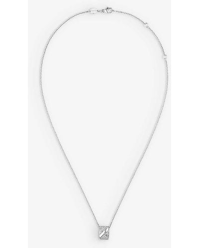 Chaumet Liens Évidence 18ct White-gold And 0.76ct Diamond Pendant Necklace