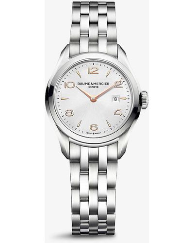 Baume & Mercier M0a10175 Clifton Stainless Steel Watch - Metallic
