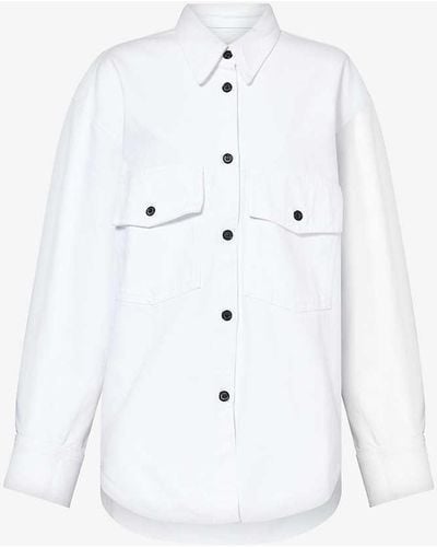 Khaite Mahmet Relaxed-fit Denim Shirt - White