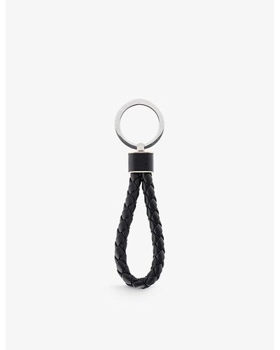 Bottega Veneta Knot Intrecciato-weave Leather Key Ring - Multicolor
