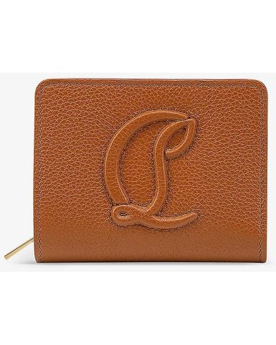 Christian Louboutin By My Side Leather Wallet - Brown