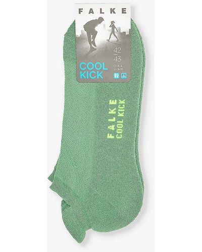 FALKE Cool Kick Cushioned-sole Stretch-knit Sock - Green
