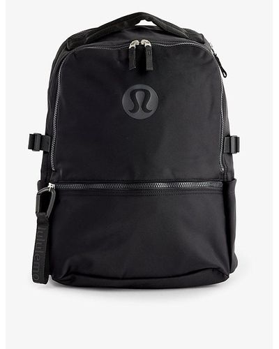 lululemon New Crew Brand-print Shell Backpack - Black