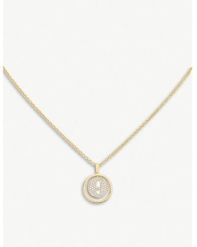 Messika Lucky Move 18ct Yellow-gold And Diamond Necklace - Metallic