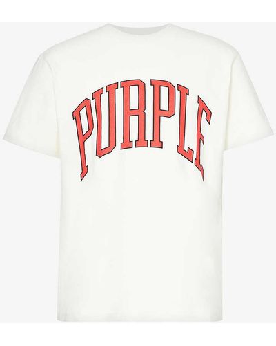 Purple Brand Heavy Branded-print Cotton-jersey T-shirt Xx - Red