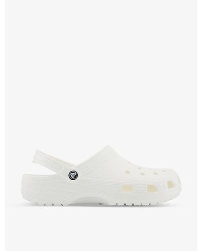 Crocs™ Classic Waterproof Rubber Clogs - White