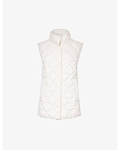 Weekend by Maxmara Balco Quilted Shell Gilet - White