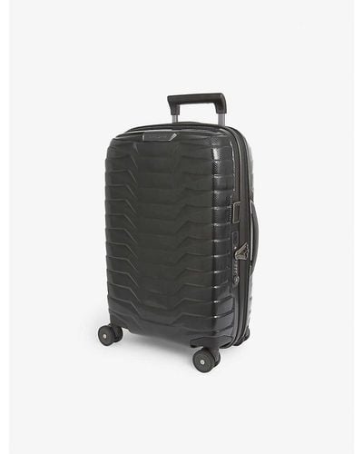 Samsonite Spinner Hard Case 4 Wheel Expandable Polypropylene Cabin Suitcase - Black