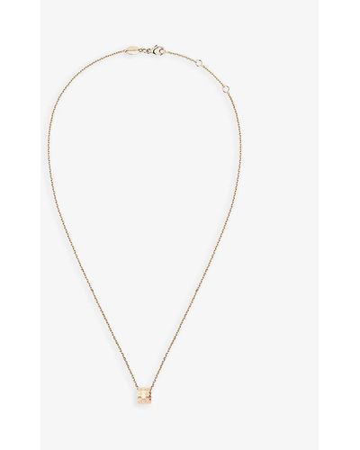 Chaumet Bee My Love 18ct Rose-gold Pendant Necklace - White