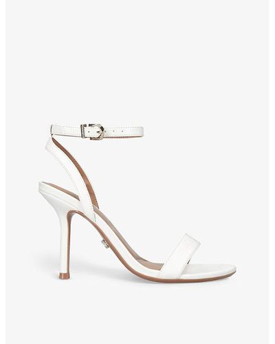 Carvela Kurt Geiger Idol 100 Faux-leather Heels - White