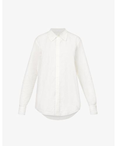 Lauren Manoogian Patti Long-sleeved Cotton Shirt - White