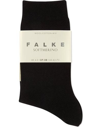 FALKE Soft Merino Socks - Black