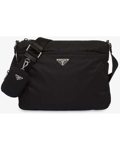 Prada Re-nylon Recycled-nylon Cross-body Bag - Black