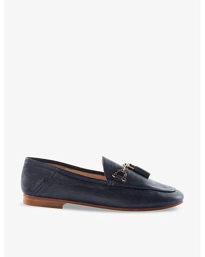 Dune Graysons Tassel Leather Loafers - Blue